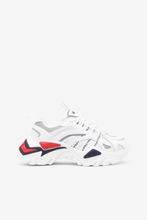 FILA Electrove Sneakers White / Navy / Red,Womens Shoes | CA.JZGREX408